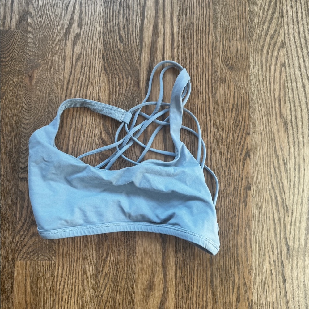 Lululemon Blue Strappy Sports Bra